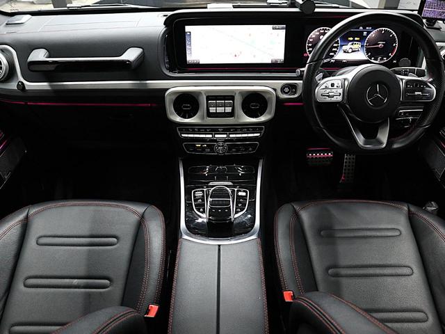 Gクラス G350d AMGライン ディーゼルターボ 4WD ラグジュアリーP アダプティブダンピング 禁煙法人1オーナー 取説/保障書/スペアキー(11枚目)