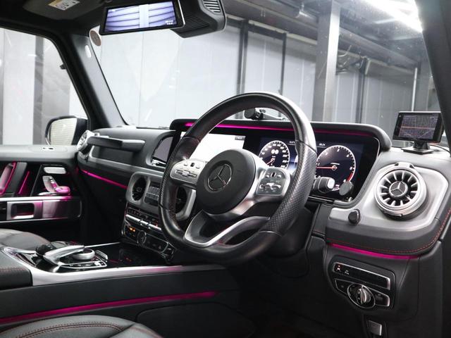 Gクラス G350d AMGライン ディーゼルターボ 4WD ラグジュアリーP アダプティブダンピング 禁煙法人1オーナー 取説/保障書/スペアキー(32枚目)