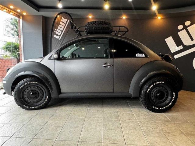 ニュービートル LZ リフトアップ カスタム キャンピング 左ハンドル フロア6AT 障害物センサー 横滑り防止装置 ETC フルセグ 本革シート キーレス サンルーフ 車検整備付き(4枚目)