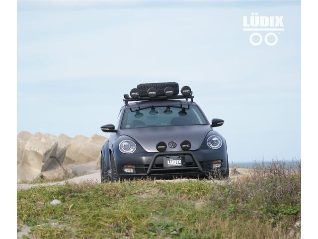 ザ・ビートル ターボ　ＬＵＤＩＸ　中古車ベースカスタム　リフトアップ　ＥＴＣ　シートカバー　バハバグ　バハレース　ネオバグ　アウトドア　ＮＢ－２　オフロードバンパー　カーゴラック　ＴＯＹＯ　Ｏｐｅｎ　Ｃｏｕｎｔｒｙ（3枚目）
