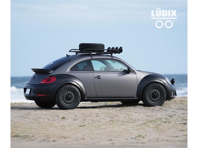 ザ・ビートル ターボ　ＬＵＤＩＸ　中古車ベースカスタム　リフトアップ　ＥＴＣ　シートカバー　バハバグ　バハレース　ネオバグ　アウトドア　ＮＢ－２　オフロードバンパー　カーゴラック　ＴＯＹＯ　Ｏｐｅｎ　Ｃｏｕｎｔｒｙ（4枚目）