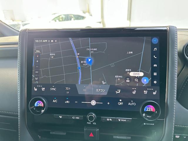 アルファードハイブリッド Z 法人ワンオーナー、本革メモリ付きパワーシート、シートエアコン、全周囲カメラ、無線Carplay、ACCアダプティプ・クル-ズ・コントロ-ル、ダブルムンル-フ、HUD、後席モニタ、自動駐車システム(5枚目)