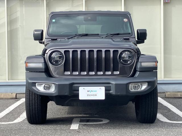 ジープ・ラングラーアンリミテッド サハラ 認定中古車 AppleCarPlay 黒革 アダプティブクルーズコントロール ブラインドスポットモニター フルセグTV Alpineオーディオ シートヒーター バックカメラ フロントカメラ ETC(6枚目)