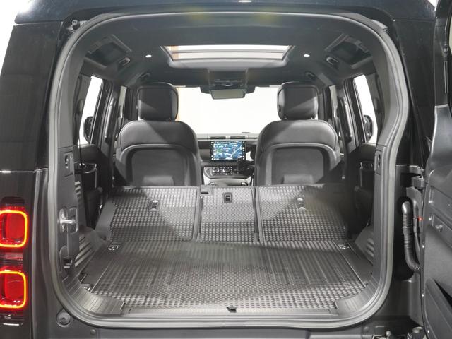 ディフェンダー １１０Ｘ－ダイナミックＨＳＥ　Ｄ３００　パノラマサンルーフ　ＭＥＲＩＤＩＡＮ　エアサス　シートヒーター＆クーラー　後席シートヒーター　ブラックエクステリア　純正サイドステップ　ＯＰ２２インチアルミ　サラウンドカメラ　デジタルインナーミラー（46枚目）