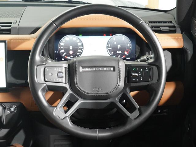 ディフェンダー １１０Ｘ－ダイナミックＨＳＥ　Ｄ３００　スライディングパノラミックルーフ　ビンテージタン＆エボニーシート　エアサス　ＭＥＲＩＤＩＡＮ　ブラックエクステリア　純正サイドステップ　純正２２インチＡＷ　アダプティブクルーズ　デジタルインナーミラー（13枚目）