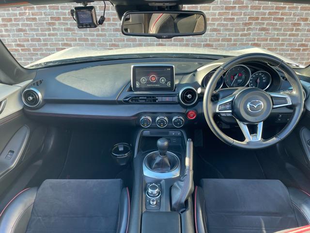 ロードスター RS 6速MT ローダウン レカロシート ビルシュタイン シートヒーター タワーバー マツダコネクトナビ BSM RCTA LDWS Bluetooth フルセグ DVD CD アドバンストキー ETC(2枚目)