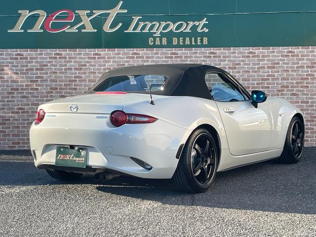 ロードスター RS 6速MT ローダウン レカロシート ビルシュタイン シートヒーター タワーバー マツダコネクトナビ BSM RCTA LDWS Bluetooth フルセグ DVD CD アドバンストキー ETC(10枚目)