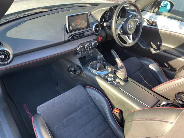 ロードスター RS 6速MT ローダウン レカロシート ビルシュタイン シートヒーター タワーバー マツダコネクトナビ BSM RCTA LDWS Bluetooth フルセグ DVD CD アドバンストキー ETC(40枚目)