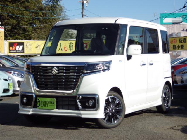 ハイブリッドXS 届出済未使用車 LEDライト両側Aドア衝突(1枚目)