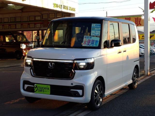 ホンダ Ｎ－ＢＯＸカスタム コーディネートスタイル　届出済未使用車　ＬＥＤライト両ＡドアＢカメ衝突軽減Ｂキーフリ