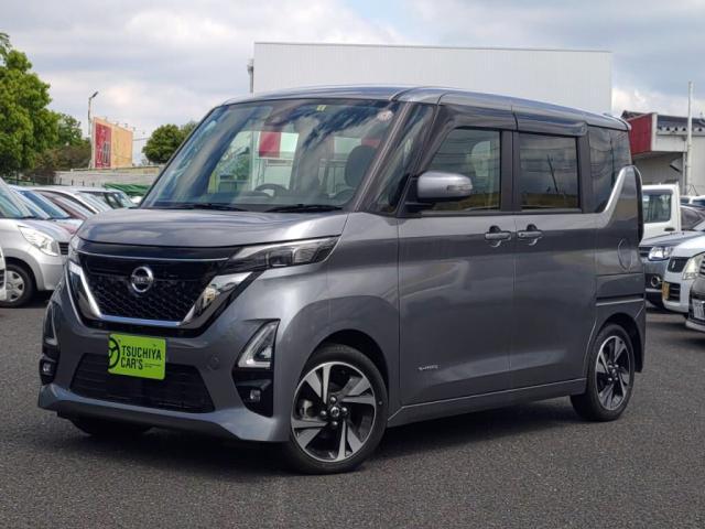 日産 ルークス ハイウェイスター　Ｇターボプロパイロットエディション　１２セグＭナビ全方位カメ両ＡドアＬＥＤライト衝突軽減Ｂキーフ