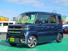 スペーシアカスタム ハイブリッドXSターボ 届出済未使用車 LEDライト両Aドア衝突軽減BシートHキーフ 中古車画像