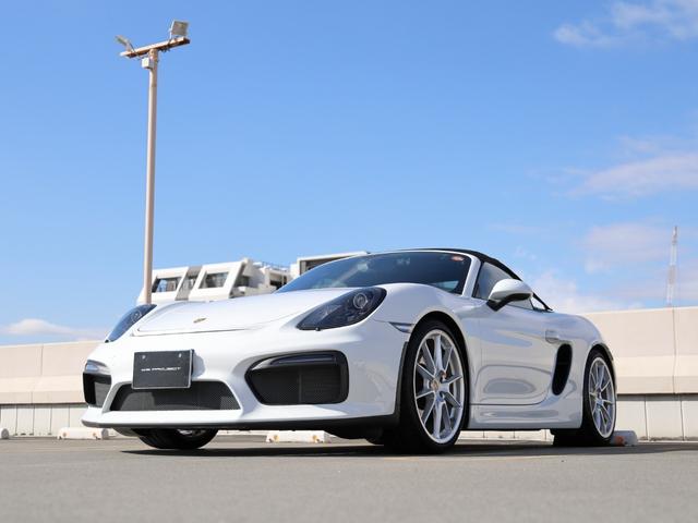 ボクスター ボクスタースパイダー　ディーラー車／スパイダークラシックインテリア／スポーツバケットシート＆シートベルトパッセージペイント仕上げ／シートヒーター／レザーステアリングリム＆ギアレバー／ＰＤＬＳ／ロールオーバー・バーボディ同色（5枚目）