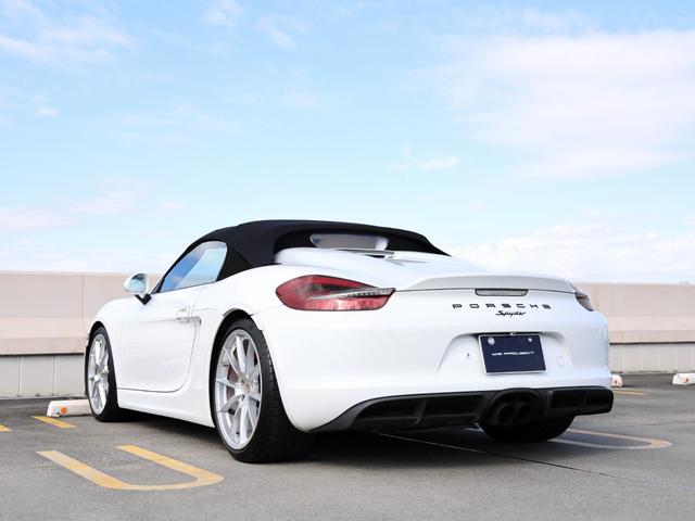 ボクスター ボクスタースパイダー　ディーラー車／スパイダークラシックインテリア／スポーツバケットシート＆シートベルトパッセージペイント仕上げ／シートヒーター／レザーステアリングリム＆ギアレバー／ＰＤＬＳ／ロールオーバー・バーボディ同色（7枚目）