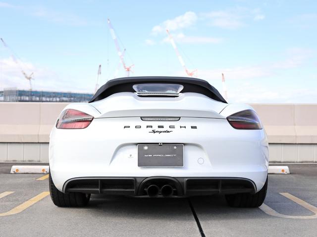 ボクスター ボクスタースパイダー　ディーラー車／スパイダークラシックインテリア／スポーツバケットシート＆シートベルトパッセージペイント仕上げ／シートヒーター／レザーステアリングリム＆ギアレバー／ＰＤＬＳ／ロールオーバー・バーボディ同色（8枚目）