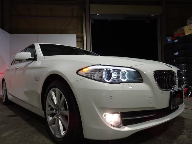 528i ワンオーナー禁煙 黒本革 HDDナビ地デジ(19枚目)
