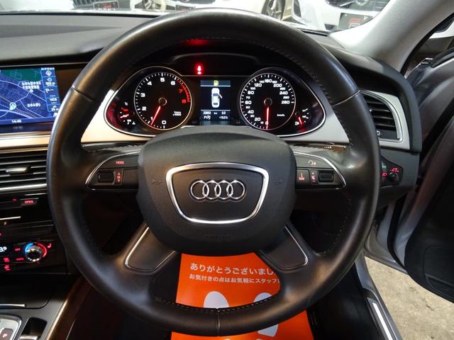 Ａ４ ２．０ＴＦＳＩ　禁煙　ＳＥ－ＰＫＧ　黒革　新品パーツコンプリート　ＨＤＤナビ地デジバックカメラ　Ｂｌｕｅｔｏｏｔｈ　アドバンストキー　ＲＳタイプ新品１９ＡＷ　新品タイヤ　新品ＦＰサスキット　ディーラー整備（11枚目）