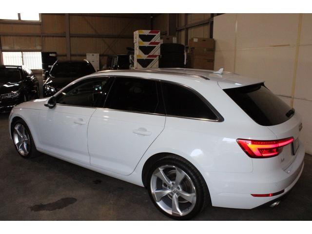 Ａ４アバント ２．０ＴＦＳＩ　ワンオーナー禁煙　新品コンプリート　ＡＣＣ　衝突軽減　レーンＡ　サイドＡ　バーチャルＣ　黒革　マトリクスＬＥＤ　ＣＡＲＰＬＡＹ　ナビ地デジＢカメラ　ＲＳタイプ新品１９ＡＷ　新品タイヤ　新品サスキット（5枚目）