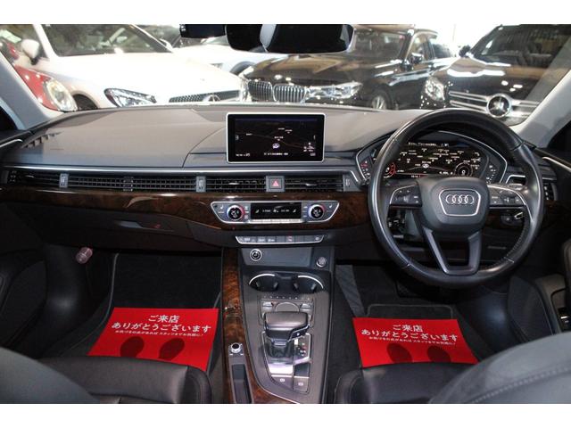 Ａ４アバント ２．０ＴＦＳＩ　ワンオーナー禁煙　新品コンプリート　ＡＣＣ　衝突軽減　レーンＡ　サイドＡ　バーチャルＣ　黒革　マトリクスＬＥＤ　ＣＡＲＰＬＡＹ　ナビ地デジＢカメラ　ＲＳタイプ新品１９ＡＷ　新品タイヤ　新品サスキット（6枚目）