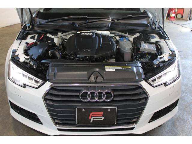 Ａ４アバント ２．０ＴＦＳＩ　ワンオーナー禁煙　新品コンプリート　ＡＣＣ　衝突軽減　レーンＡ　サイドＡ　バーチャルＣ　黒革　マトリクスＬＥＤ　ＣＡＲＰＬＡＹ　ナビ地デジＢカメラ　ＲＳタイプ新品１９ＡＷ　新品タイヤ　新品サスキット（20枚目）