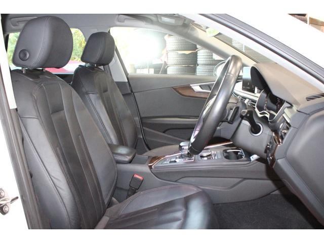 Ａ４アバント ２．０ＴＦＳＩ　ワンオーナー禁煙　新品コンプリート　ＡＣＣ　衝突軽減　レーンＡ　サイドＡ　バーチャルＣ　黒革　マトリクスＬＥＤ　ＣＡＲＰＬＡＹ　ナビ地デジＢカメラ　ＲＳタイプ新品１９ＡＷ　新品タイヤ　新品サスキット（29枚目）