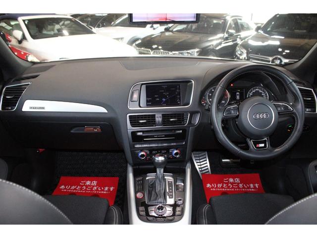 Q5 2.0TFSIクワトロ Sラインパッケージ 後期型 禁煙 グレイシアホワイト MMIナビ地デジBカメラ サイドカメラ クルコン Sライン専用エクステリア インテリア キャリパーペイント 電動バックドア 純正19AW ディーラー整備(6枚目)