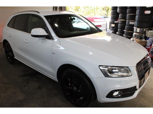 Q5 2.0TFSIクワトロ Sラインパッケージ 後期型 禁煙 グレイシアホワイト MMIナビ地デジBカメラ サイドカメラ クルコン Sライン専用エクステリア インテリア キャリパーペイント 電動バックドア 純正19AW ディーラー整備(9枚目)