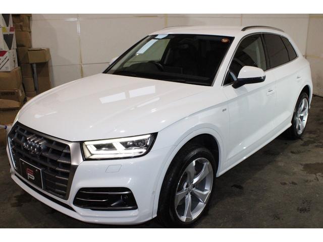 Q5 2.0TFSIクワトロ 1stエディション ワンオーナー禁煙 250台限定 黒革 バーチャルC 純正ナビ地デジBカメラ CARPLAY Audiプレセンス ACC 衝突軽減 サイドA RSタイプ新品20AW 新品ダンロップタイヤ ディーラー整備(9枚目)
