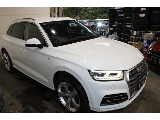 Q5 2.0TFSIクワトロ 1stエディション ワンオーナー禁煙 250台限定 黒革 バーチャルC 純正ナビ地デジBカメラ CARPLAY Audiプレセンス ACC 衝突軽減 サイドA RSタイプ新品20AW 新品ダンロップタイヤ ディーラー整備(10枚目)