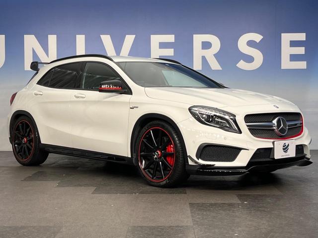 ＧＬＡ４５　ＡＭＧ　４マチック　エディション１　レーダーセーフティＰＫＧ　純正ナビ　ＴＶ　バックカメラ　純正２０インチＡＷ　アルカンターラコンビステア　ブラックウイングリアスポイラー　黒赤レザーシート　シートヒーター　パワーシート　電動リアゲート(56枚目)