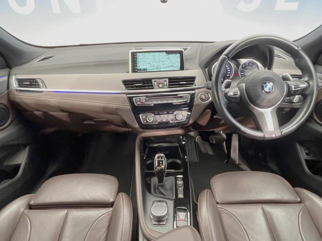 X2 xDrive 20i MスポーツX ハイラインパック ハイラインPKG ドライビングアシスト 電動リアゲート 純正ナビ バックカメラ 純正19インチAW LEDヘッドライト コンフォートアクセス パドルシフト 茶レザーシート パワーシート シートヒーター(2枚目)