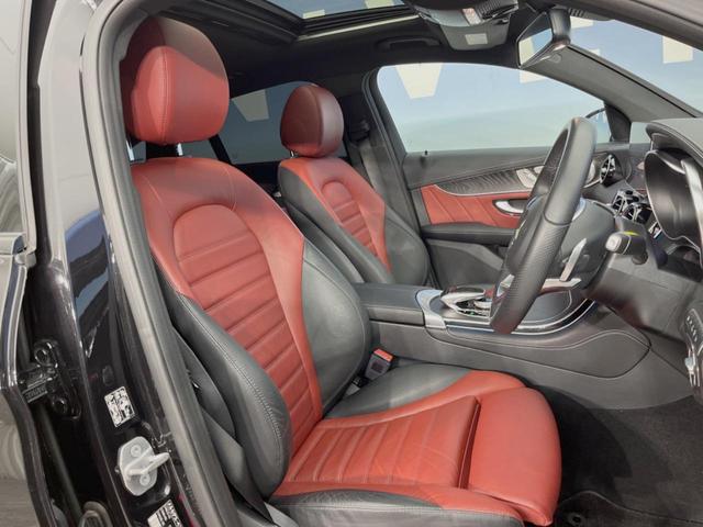 ＧＬＣ ＧＬＣ４３　４マチッククーペ　レザーエクスクルーシブＰＫＧ　ガラススライディングルーフ　レーダーセーフティＰＫＧ　Ｂｕｒｍｅｓｔｅｒサウンド　３６０°カメラ　全席シートヒーター　アダプティブハイビーム　純正ナビ　地デジＴＶ　ＨＵＤ（12枚目）