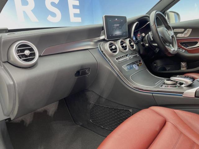 Ｃクラスステーションワゴン Ｃ２００　ステーションワゴン　スポーツ本革仕様　本革仕様　レーダーセーフティＰＫＧ　ＬＥＤヘッドランプ／アダプティブハイビーム　赤革シート　前席シートヒーター　ハンズフリーパワーバックドア　純正ナビ　バックカメラ　フルセグＴＶ　純正１８インチアルミ（22枚目）