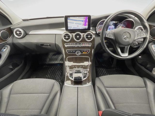 Cクラスステーションワゴン C200ステーションワゴン アバンギャルド レーダーセーフティPKG LEDヘッドランプ/ハイビームアシスト パワーバックドア 前席シートヒーター 運転席メモリ付前席パワーシート 純正ナビ バックカメラ フルセグTV 純正17インチAW(2枚目)