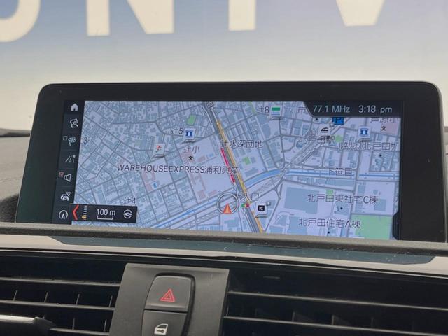 1シリーズ M140i エディションシャドー クルーズコントロール インテリジェントセーフティ パーキングアシスト 純正ナビ バックカメラ KW車高調 革シート パワーシート シートヒーター コンフォートアクセス LEDヘッドライト パドルシフト(4枚目)