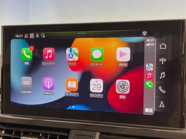 Ａ５スポーツバック ３５ＴＤＩ　Ｓライン　パークアシストＰＫＧ　アダプティブクルーズ　マトリクスＬＥＤライト　カープレイ　純正ナビ　３６０度カメラ　バーチャルコックピット　電動リアゲート　ハーフレザーシート　パワーシート　シートヒーター（9枚目）