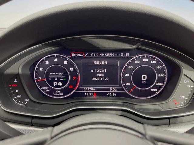 Ａ５スポーツバック ２．０ＴＦＳＩクワトロ　スポーツ　マトリクスＬＥＤヘッドランプＰＫＧ　純正ナビ　ＴＶ　バックカメラ　アクティブクルーズ　衝突軽減　バーチャルコックピット　電動リアゲート　レザーシート　ＥＴＣ　パワーシート　シートヒーター　スマートキー（40枚目）