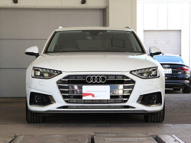 Ａ４アバント ３５ＴＦＳＩ　アドバンスド　ラグジュアリーＰＫＧ　ＴＶチューナー　マトリクスＬＥＤ　ブラックレザーシートワイヤレスチャージング　プライバシーガラス　シートヒーター　ＥＴＣ　ステアリングヒーター　禁煙車　レーンキープアシスト（4枚目）