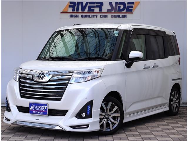 トヨタ ルーミー カスタムG-T モデリスタエアロ衝突軽減ブレーキ前