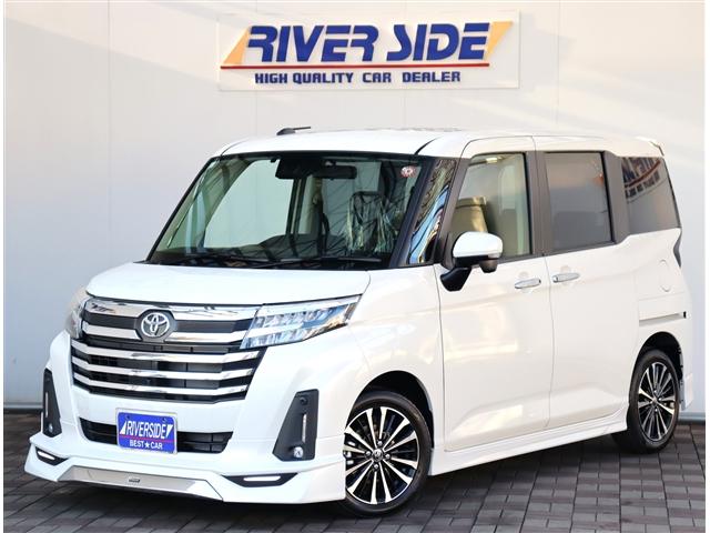 トヨタ ルーミー カスタムG-T モデリスタLED付エアロリアスポ