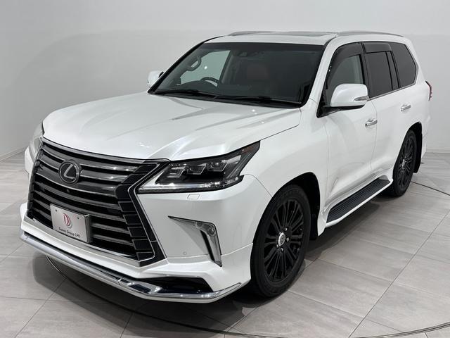 ＬＸ ＬＸ５７０　８人乗　ブラウンレザー　ガラスサンルーフ　２１インチアルミホイール　マークレビンソン　モデリスタ　ＴＶ　リアモニター　スペアキー（10枚目）