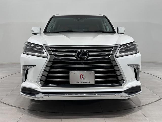 ＬＸ ＬＸ５７０　８人乗　ブラウンレザー　ガラスサンルーフ　２１インチアルミホイール　マークレビンソン　モデリスタ　ＴＶ　リアモニター　スペアキー（18枚目）