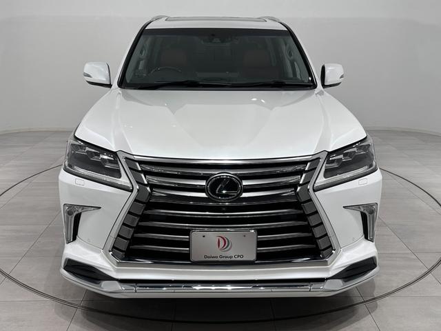ＬＸ ＬＸ５７０　８人乗　ブラウンレザー　ガラスサンルーフ　２１インチアルミホイール　マークレビンソン　モデリスタ　ＴＶ　リアモニター　スペアキー（50枚目）