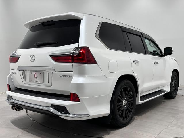 ＬＸ ＬＸ５７０　８人乗　ブラウンレザー　ガラスサンルーフ　２１インチアルミホイール　マークレビンソン　モデリスタ　ＴＶ　リアモニター　スペアキー（64枚目）