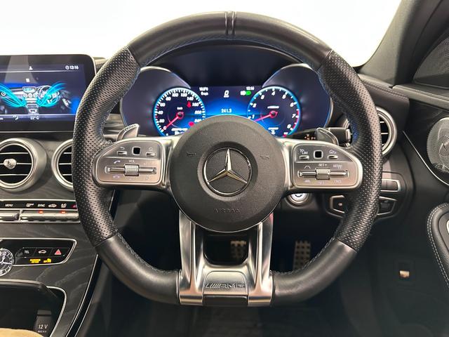 Ｃクラス Ｃ４３　４マチック　パノラマガラスサンルーフ　ブルメスターサウンド　ヘッドアップディスプレイ　パフュームアトマイザー　ブラックレザーシート　車検２０２７年６月　スペアキー（24枚目）