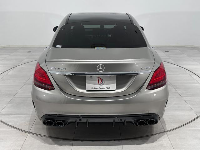 Ｃクラス Ｃ４３　４マチック　パノラマガラスサンルーフ　ブルメスターサウンド　ヘッドアップディスプレイ　パフュームアトマイザー　ブラックレザーシート　車検２０２７年６月　スペアキー（55枚目）