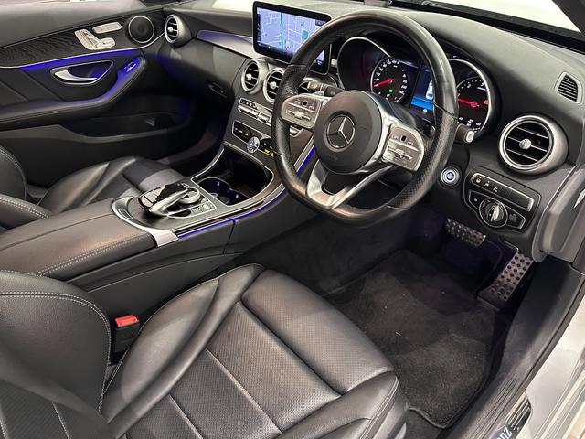 Cクラス C220dアバンギャルド AMGライン レザーアルティコ シートヒーター アダプティブクルーズコントロール 純正ナビゲーション TV バックカメラ スペアキー(2枚目)