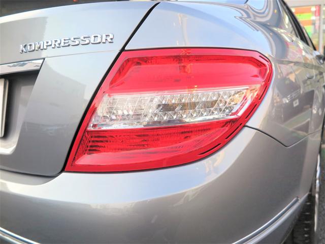 C200コンプレッサー エレガンスデビューP 限定車 下取車 社外革シート セミPシート 純正HDDナビ コマンドシステム DVD再生 CD MSV ETC 純正17インチアルミ バイキセノンライト LEDテール 2008yモデル(15枚目)