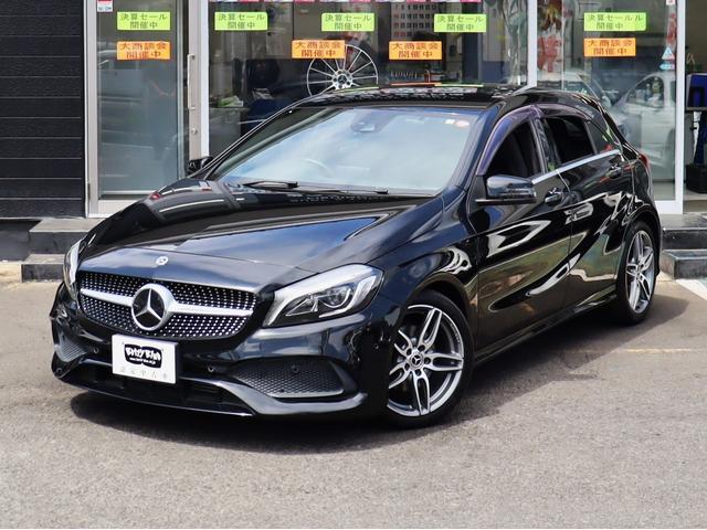 Ａクラス Ａ１８０　ＡＭＧ　スタイル　レーダーセーフティーＰ　自動追従　ハーフ革シート／ヒーター　純正ＨＤＤナビＴＶ　Ａｐｐｌｅ　ＣａｒＰｌａｙ　Ｂｌｕｅｔｏｏｔｈ　前後ドラレコ　Ｂカメラ　ＡＭＧエアロ／１８ＡＷ　ＬＥＤ　ディスタンスパイロット　７速ＡＴ（3枚目）