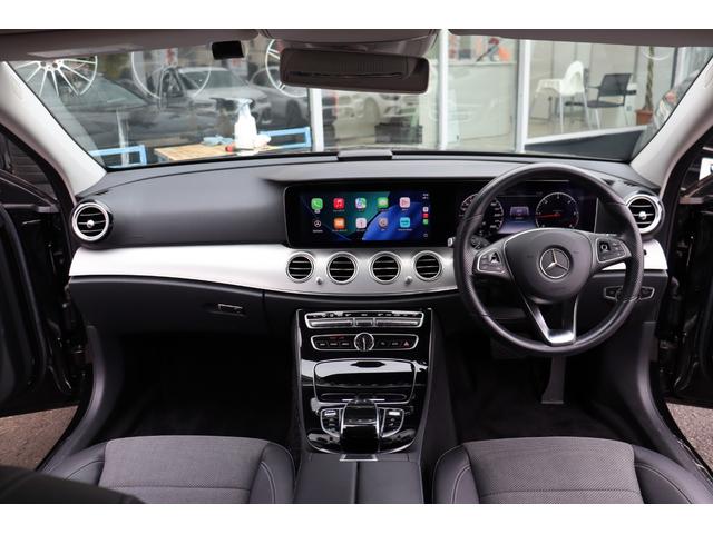 Ｅクラスステーションワゴン Ｅ２２０ｄワゴン　ＡＶＧ　　レーダーセーフティーＰ　自動追従　ハーフ革Ｐシート／ヒーター　純正ＨＤＤナビＴＶ　Ａｐｐｌｅ　ＣａｒＰｌａｙ　Ｂｌｕｅｔｏｏｔｈ　３６０°／Ｂカメラ　ドラレコ　ＬＥＤ　ディストロニックプラス　ヘッドアップディスプレイ　９速ＡＴ（4枚目）